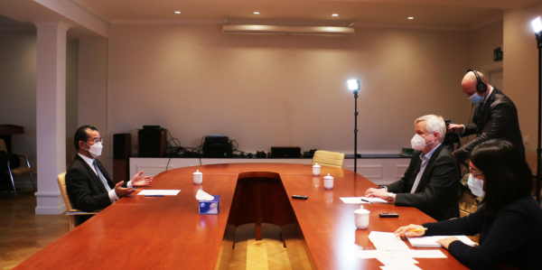 中國駐瑞典大使談中瑞關係：天冷是暫時的，春天終將到來