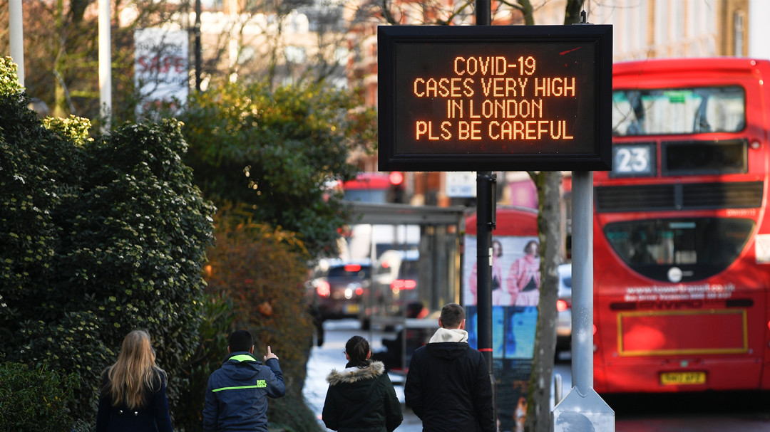  圖集 | 英國現變異病毒 多地防疫升級