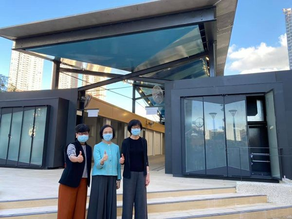 陳肇始指食環署天幕街市正式開張 市民多了買菜好地方