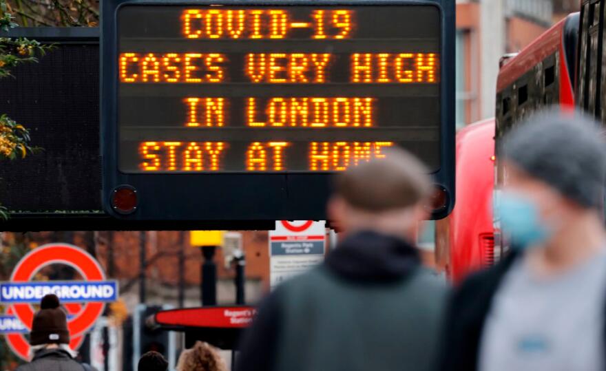 歐洲14國已報告變種新冠病毒 英變種新冠感染已超3000例