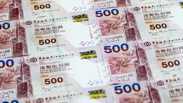 一個月HIBOR連跌3日