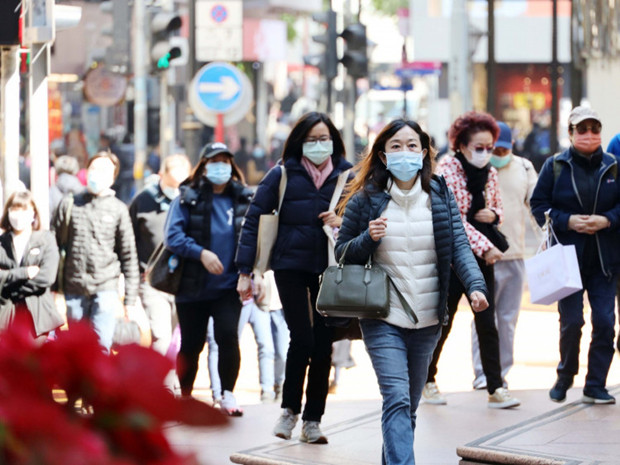 本港元旦最低氣溫8℃ 下周初氣溫稍為回升