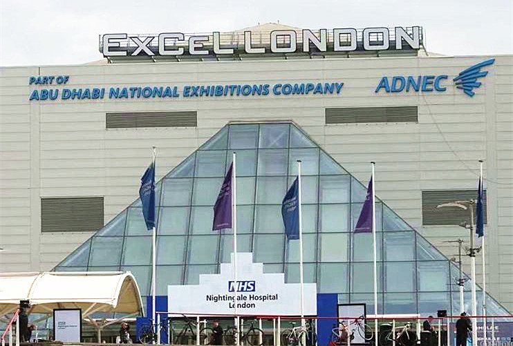 疫情告急！英國部分地區已重啟方艙醫院