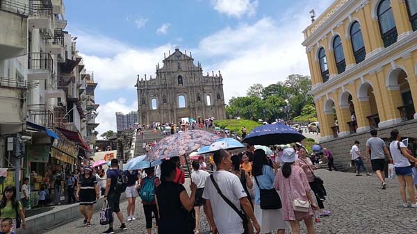 元旦假期期間澳門旅客日均逾2萬