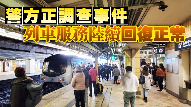 男子港鐵上水站墮軌亡 列車服務一度暫停