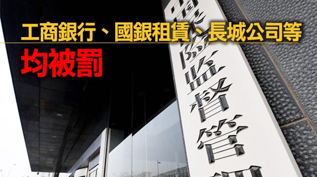 重罰！銀保監會對多家金融機構 開出合計1.995億元罰單