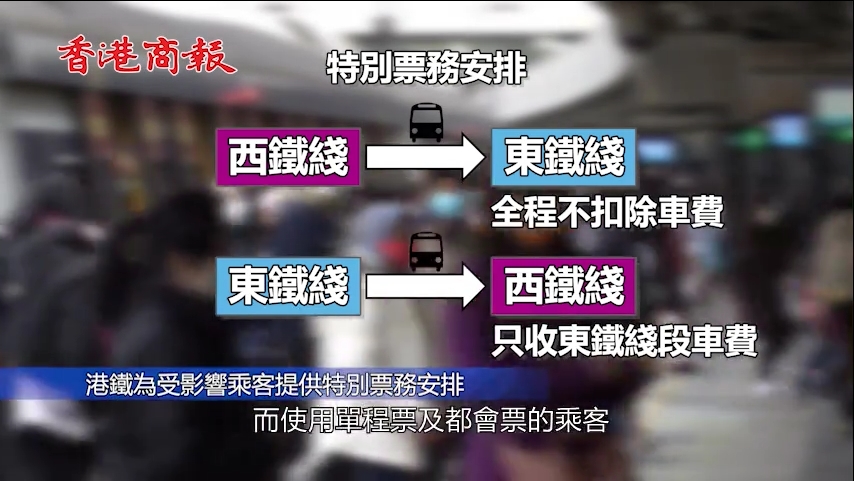  有片 | 東鐵綫旺角東至紅磡站因路軌工程暫停服務