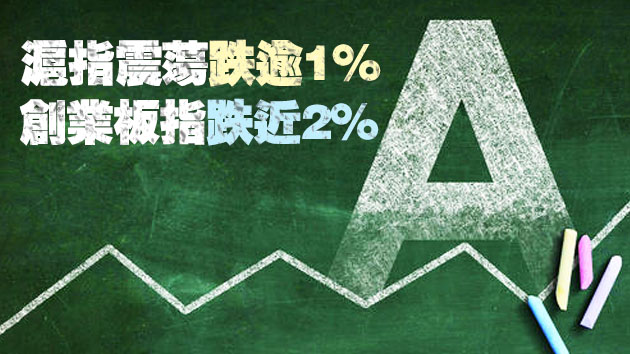 【收評】A股三大股指震蕩走低 