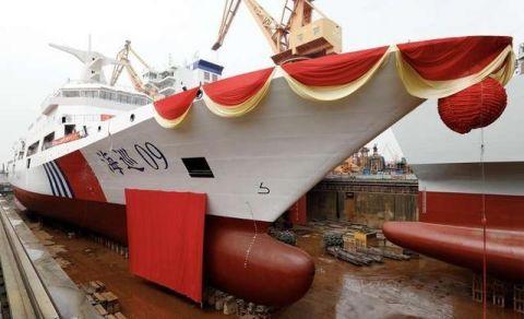 萬噸級海巡船「海巡09」將於2021年年中正式列編