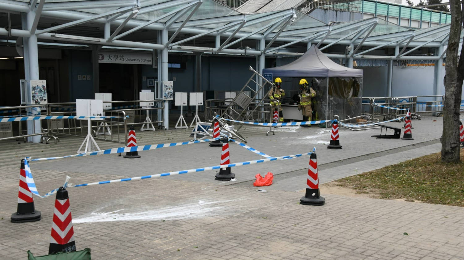 香港護衛及物業管理從業員總會強烈譴責黑衣人襲擊中大保安