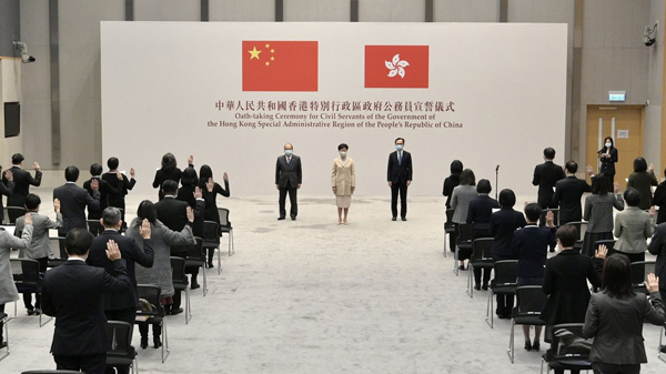 港府：公務員宣誓後仍明知故犯 將考慮懲處