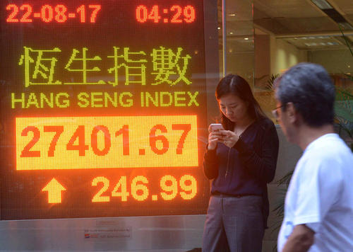 恒指高開32點再刷新近一年高 聯想集團漲15%