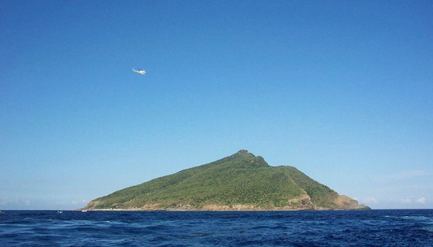 中國海警艦艇編隊1月13日在中國釣魚島領海內巡航