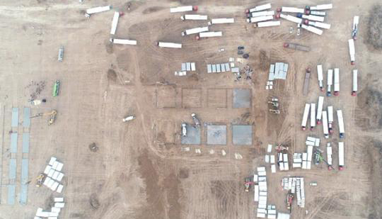 石家莊施工建設集中隔離點 3000套集成房屋3天內運達