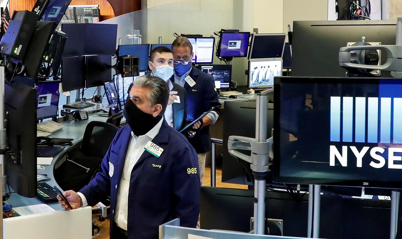 市場憂拜登經濟計劃難過關 道指早段急瀉逾三百點