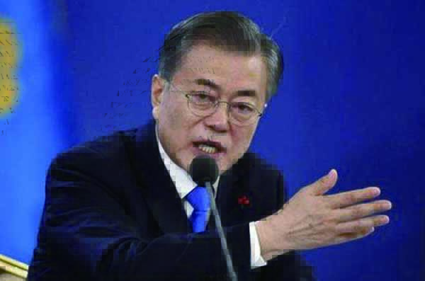 文在寅表示有意隨時隨地與金正恩對話