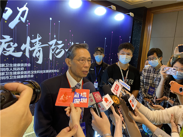 鍾南山：復陽患者大多不傳染