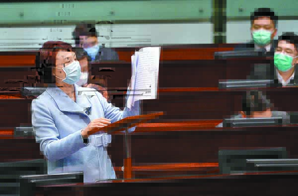 立會辯論致謝施政報告聚焦疫措