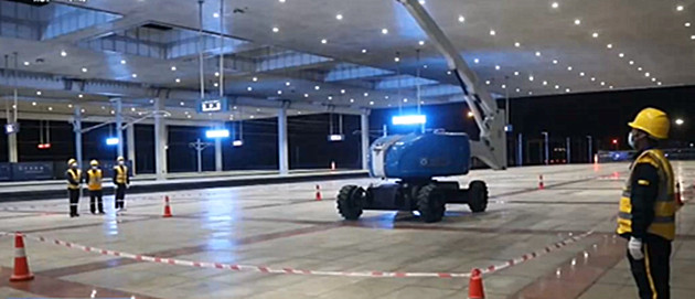 西藏拉薩火車站照明燈全部更換 照明亮度增加近50%