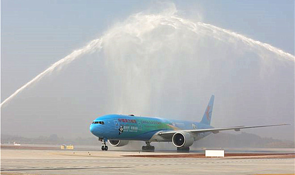 6架民航主力機型陸續飛抵 四川成都天府國際機場試飛圓滿成功