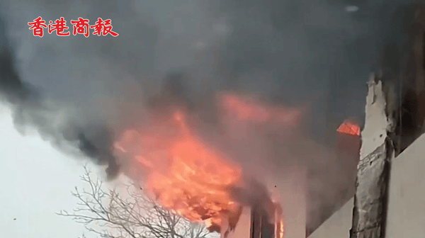 有片丨烏克蘭一養老院發生火災 至少15人死亡
