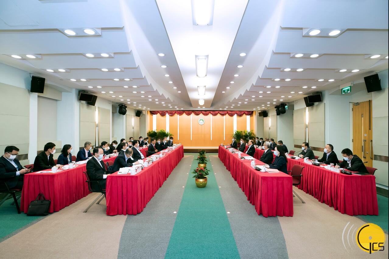賀一誠晤珠海市委書記郭永航 磋商推進珠澳深度合作