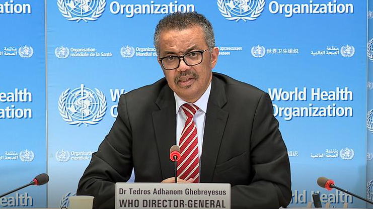 譚德塞：上周全球新冠肺炎新增病例數量繼續下降