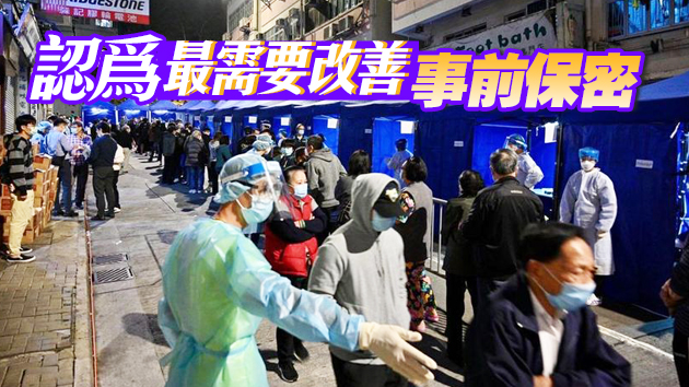 68%受訪香港市民認同封區強檢