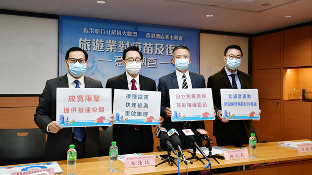 調查：逾9成旅遊和酒店业受访人士冀盡快與內地通關