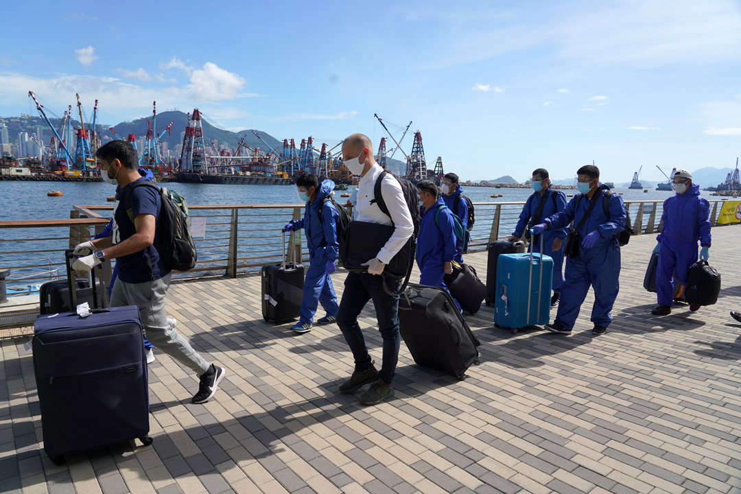 政府收緊機組人員、貨船船員等人士豁免安排