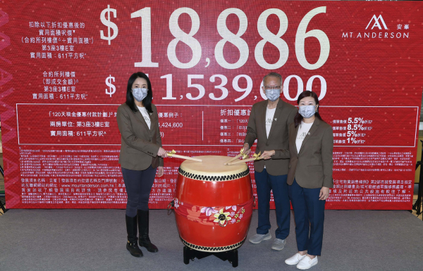 農曆新年檔期新盤吸客 華懋安峯折扣價推68伙