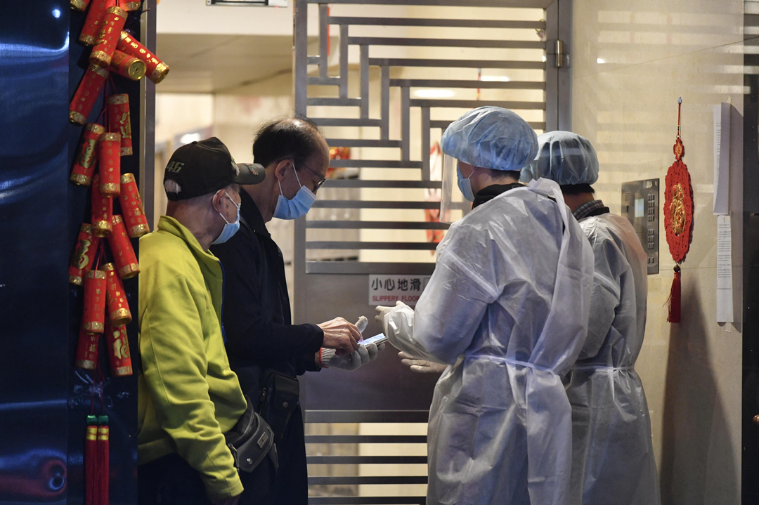 政府封鎖土瓜灣僑裕大廈僑發大廈