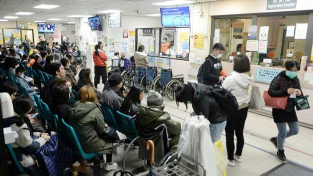 本港6間公院爆滿 昨日逾3800人急症室求診