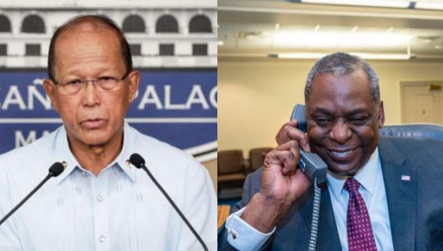 美菲防長首次通話 提及南海和一個「無效」裁決