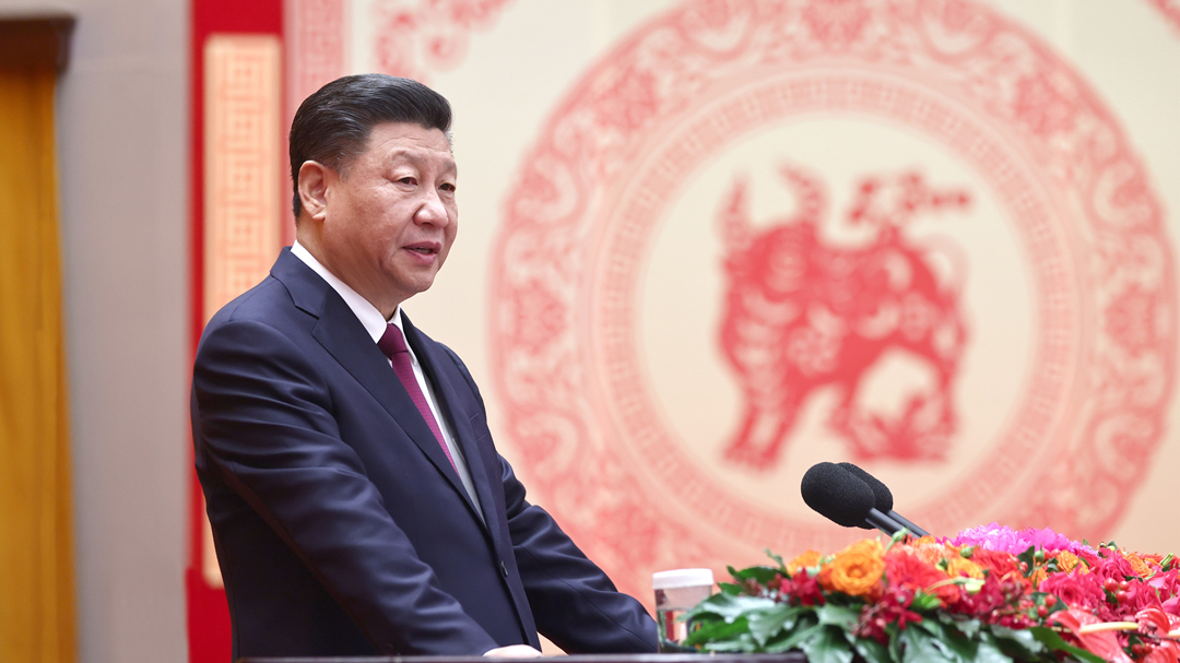 習近平出席新春團拜 號召以優異成績迎接共產黨成立100周年