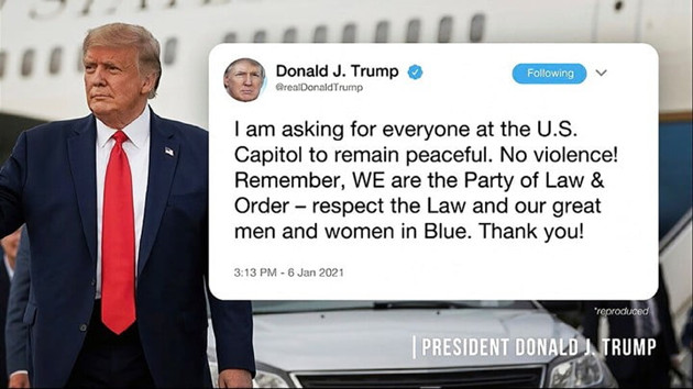 特朗普辯護團隊完成陳詞：彈劾指控是「醜惡謊言」