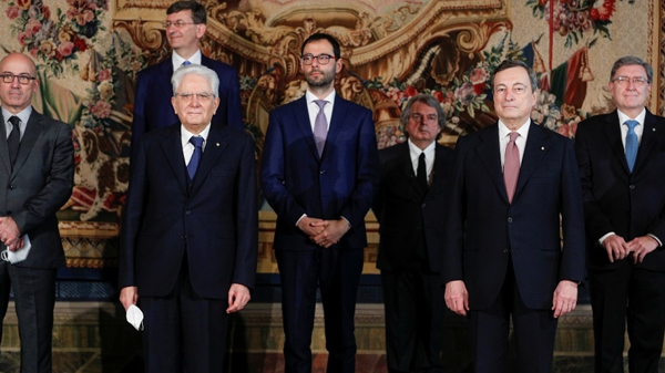 德拉吉宣誓就任意大利總理