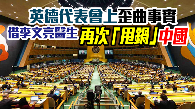 中國代表駁斥英德代表：該反省的是你們自己