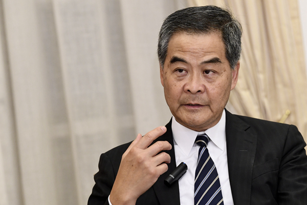 梁振英：香港政治是地方層面 搞到國家、国际層面是自討苦吃