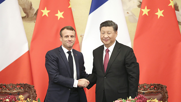 習近平同法國總統馬克龍通電話