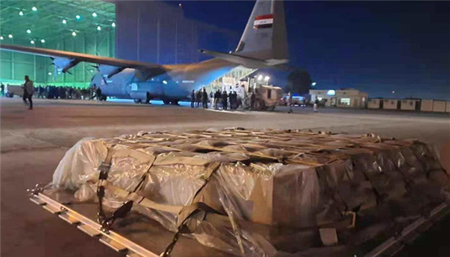 中國援助伊拉克新冠疫苗運抵巴格達