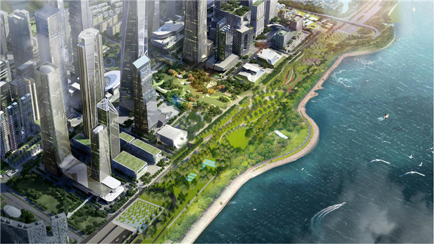 深圳濱海大道總部基地段改造工程預計2023年建成