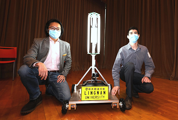 嶺大研發智能紫外光消毒機械人 為大型室內場所快速消毒