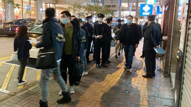 警方巡查多區食肆 254人違限聚令遭票控