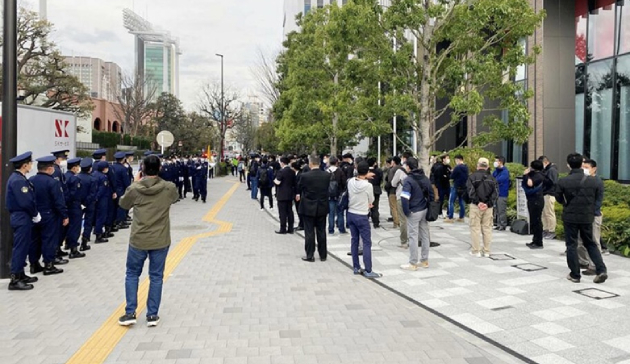日本民眾舉行示威要求取消東京奧運會