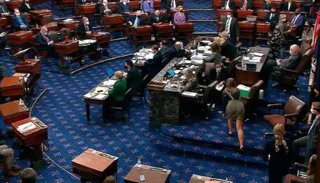 美參議院通過1.9萬億美元經濟救助計劃