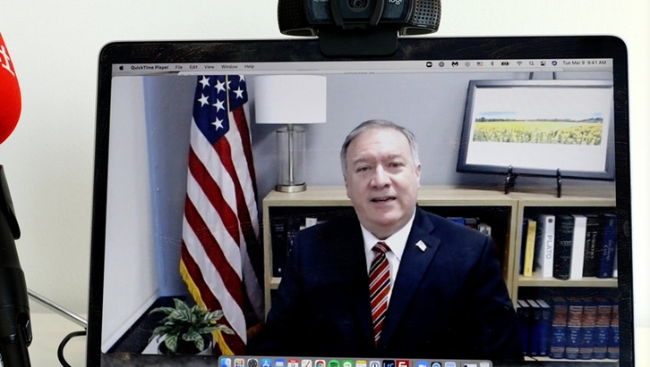 蓬佩奧接受台媒專訪稱「能去台灣會很棒」 網友：過氣政客想來台斂財！