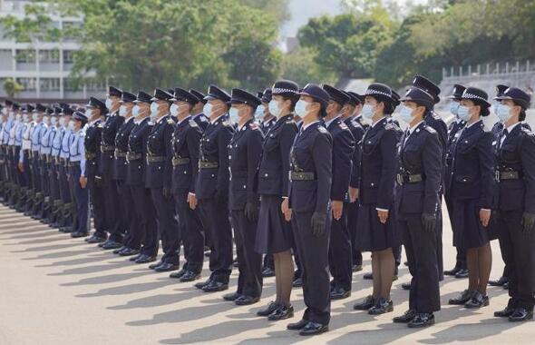 有片丨五大紀律部隊完成中式步操培訓 由駐港部隊三軍儀仗隊教授