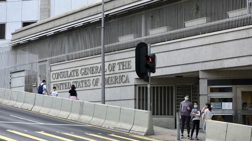 美領館染疫兩職員曾去中環酒吧 衞生署将發隔離令