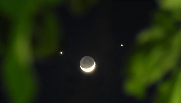 「雙星伴月」19日天空組「紅眼笑臉」